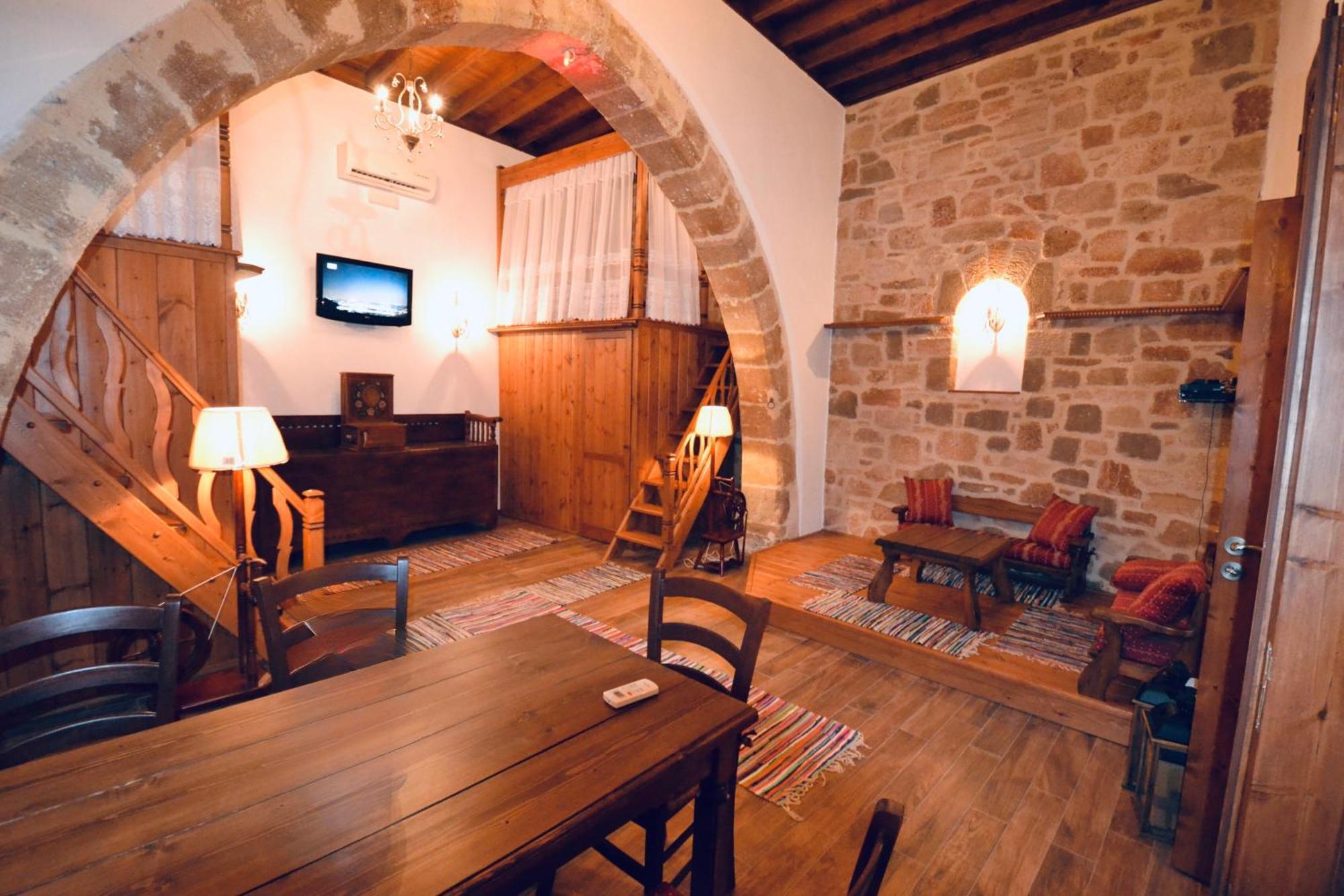 Villa Patitiri Traditional House With Hot Tub Archangelos  Luaran gambar