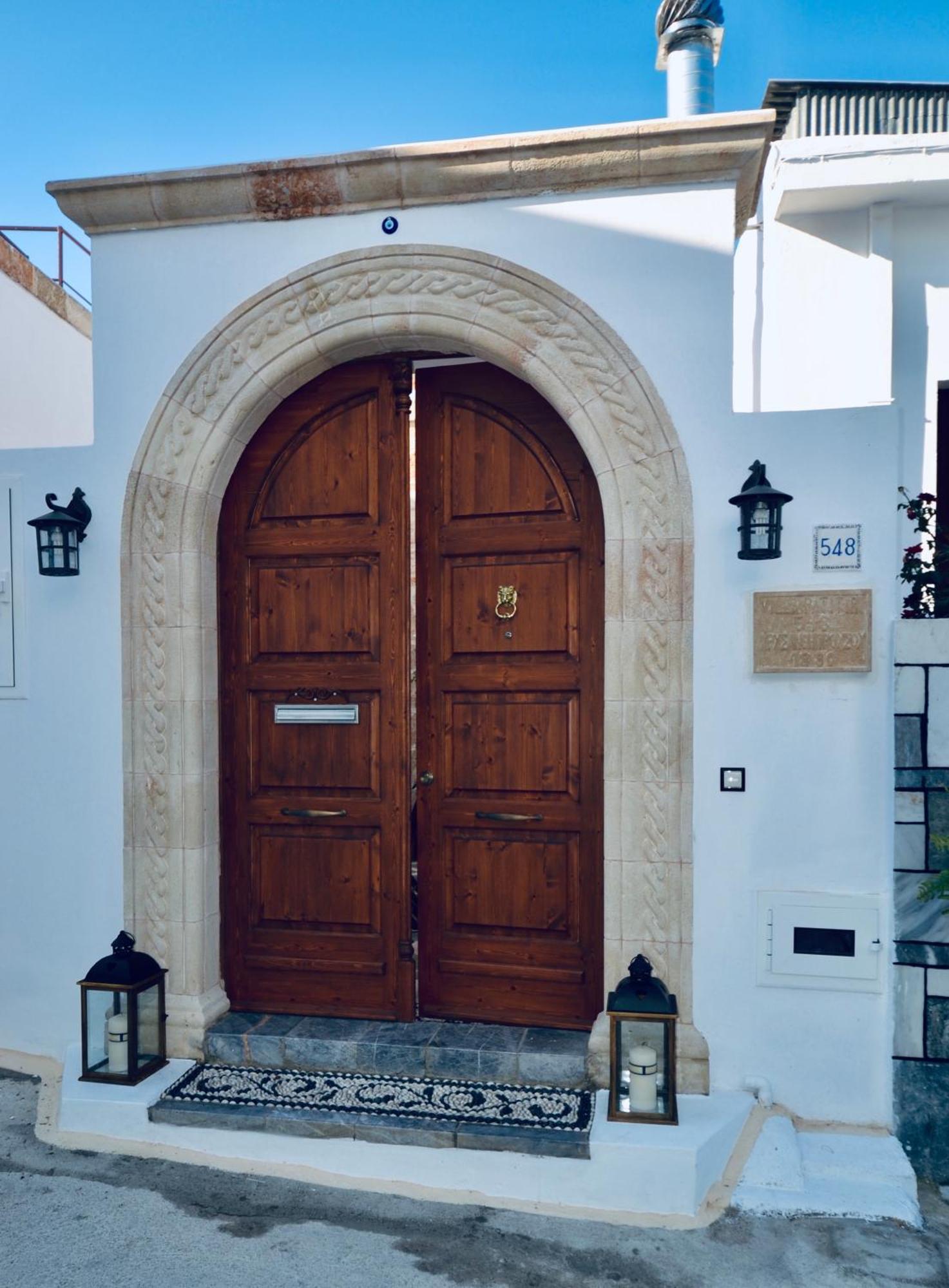 Villa Patitiri Traditional House With Hot Tub Archangelos  Luaran gambar