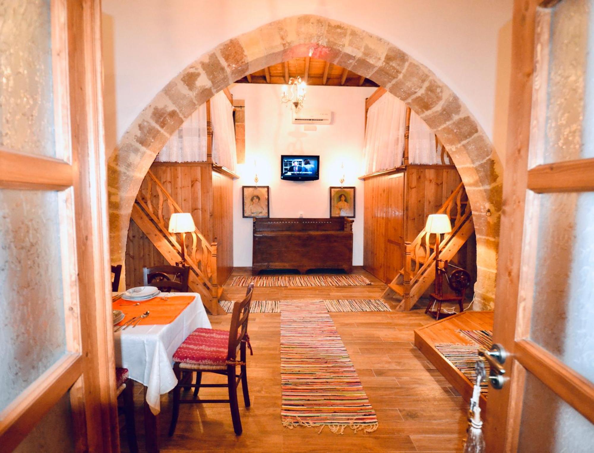 Villa Patitiri Traditional House With Hot Tub Archangelos  Luaran gambar